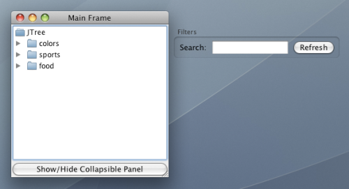Collapsible Attached Panel